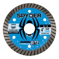Spyder 4" Wet/Dry Turbo Diamond Saw Blade 14115