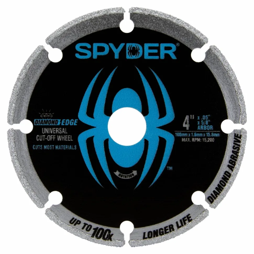 Spyder Diamond Edge 4" Cut-Off Wheel 14004