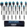 Spyder 14-Piece Assorted Woodboring Spade Bit Set (1/4, 5/16, 3/8, 7/16, 1/2, 9/16, 5/8, 11/16, 3/4, 13/16, 7/8, 15/16, 1, 1-1/8") 11001