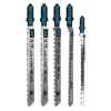 Spyder 5-Piece Double And Single Sided T-Shank High-Carbon Steel Jigsaw Blade Set 300061