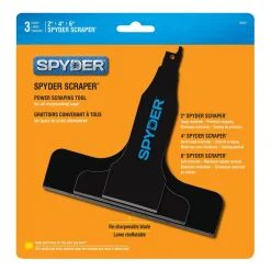 Spyder 3-Piece Scraper Blade Reciprocating Saw Attachment Set (2, 4, and 6