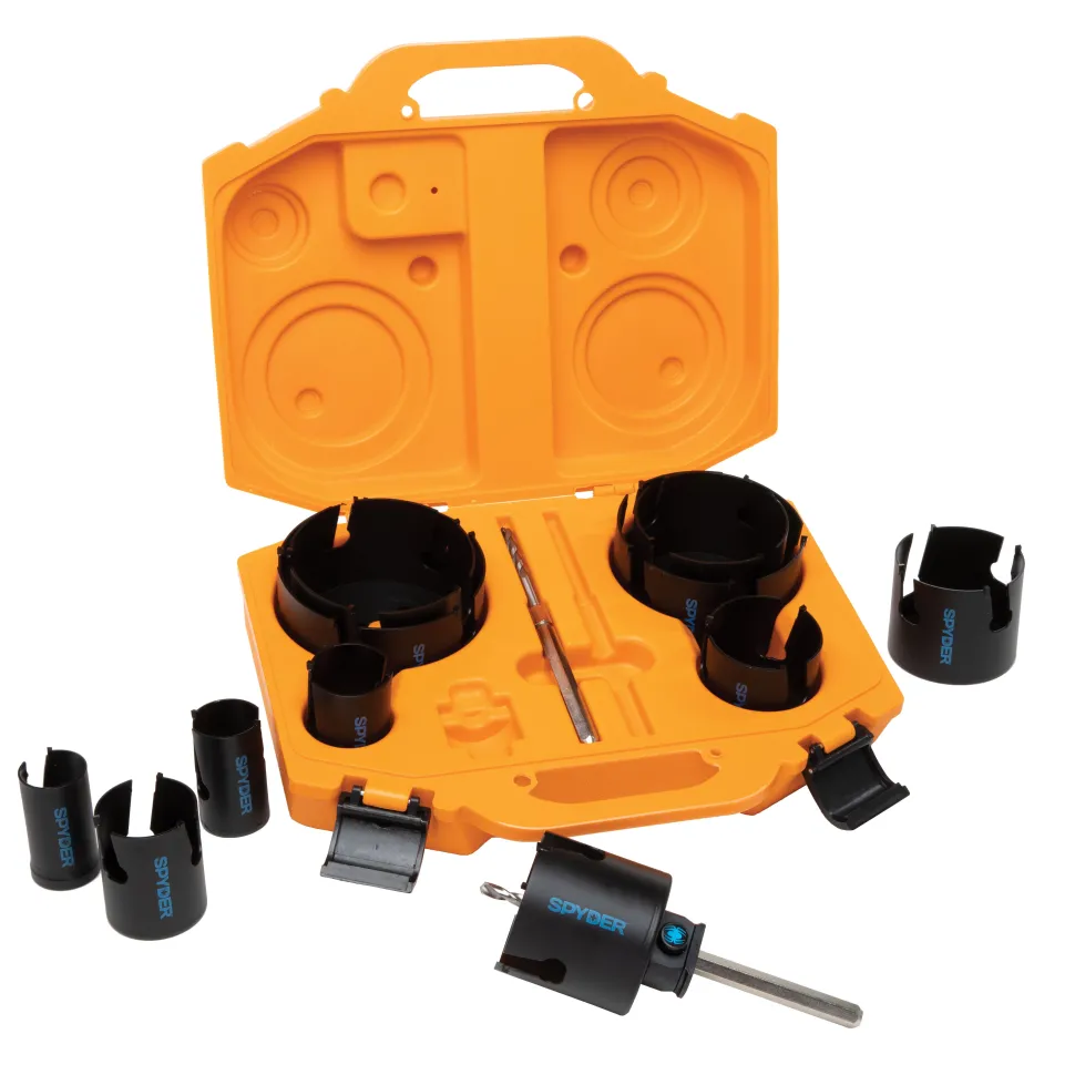 Spyder 14-Piece Tungsten Carbide Tipped (TCT) Hole Saw Kit 600880