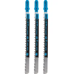 Spyder T-Shank Metal And Wood Cutting Bi-Metal Coarse Tooth Jig Saw Blades (3-Pack) 300098