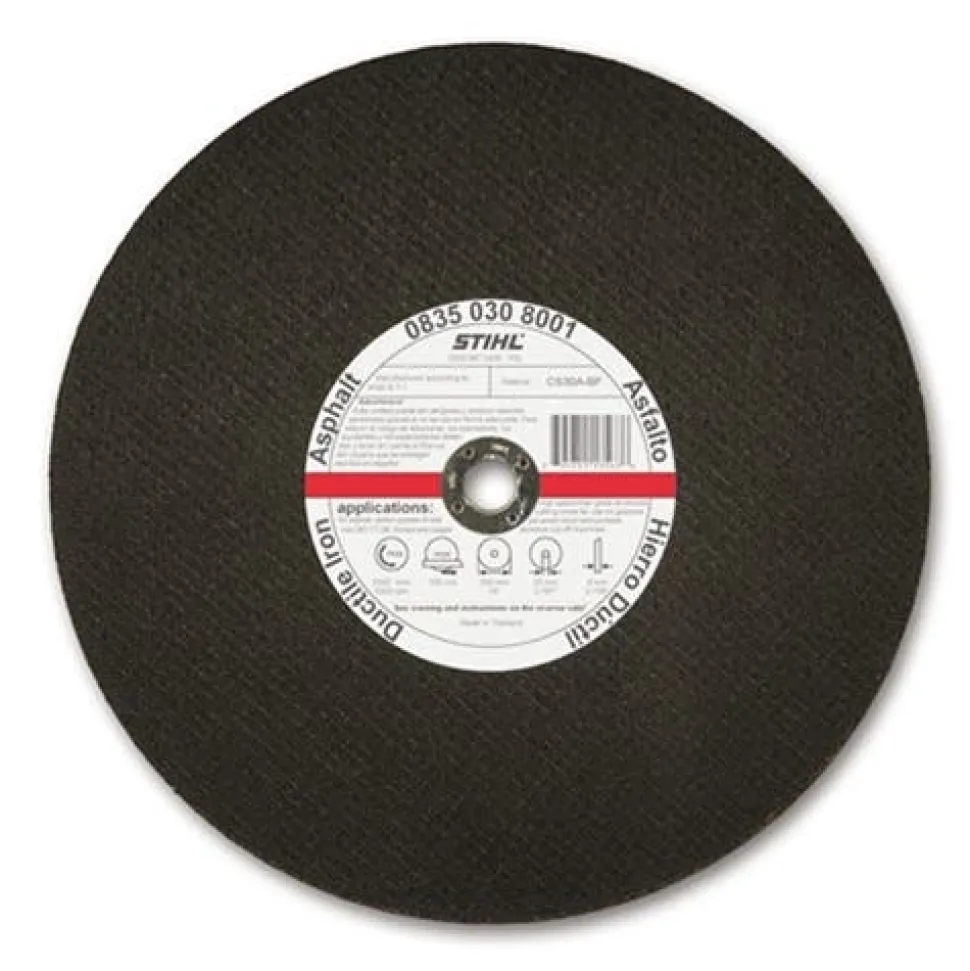 STIHL 14" Asphalt/Ductile Wheel 0835 030 8001