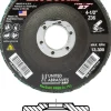 United Abrasives Encore Fiberglass Backed Flap Disc (Type 27) 4-1/2" x 5/8"-11, 60 Grit 71218