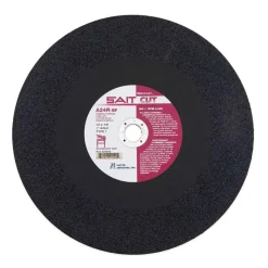 United Abrasives Sait 12" x 1/8" x 1" A24R - Long Life Stationary Saw Cut-Off Wheels, Type 1, 5,100 Max RPM 24020