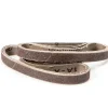 United Abrasives Sait Aluminum Oxide - Closed Coat (1A-X / 2A-X ) File Belts, 18" x 1/2", 80 Grit, 10-Pack 60062