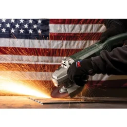 United Abrasives Sait A24N Fast Grinding Wheel 4 1/2" x 1/4" x 5/8-11" (Type 27/Depressed Center) with Super-Lock™ Hub, 10 Pack 20160