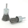 United Abrasives Sait Crimped End Brushes (Carbon Steel), 3" Dia x .014" Wire Size x 3/4" Trim Length, 12-Pack 02713