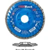United Abrasives Sait TrimBack Flap Disc (Type 29) 4-1/2" x 5/8"-11, 60 Grit 70912