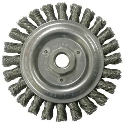 Weiler Roughneck Stringer Bead Wheel, 6" x 3/16" x 5/8-11 UNC x 0.020", 12500 RPM 8766