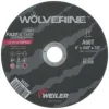 Weiler Wolverine AO Flat Type 1 Cutting Wheel, 6", 0.040", 7/8" Arbor, 60 Grit 56282