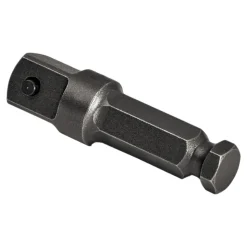 Wright Tool 1/2" Drive Power Adaptor - 7/16" Hex Male x 1/2" Square w/Pin Lock 4422